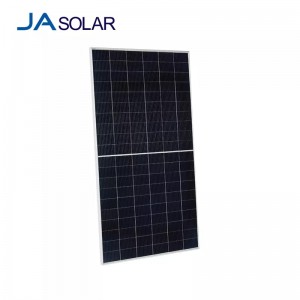 Ang mga JA photovoltaic panel ay na-assemble gamit ang 11BB PERC na mga baterya