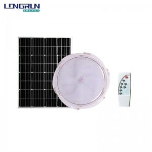 Plafonnier solaire LONGRUN écologique et économe en énergie