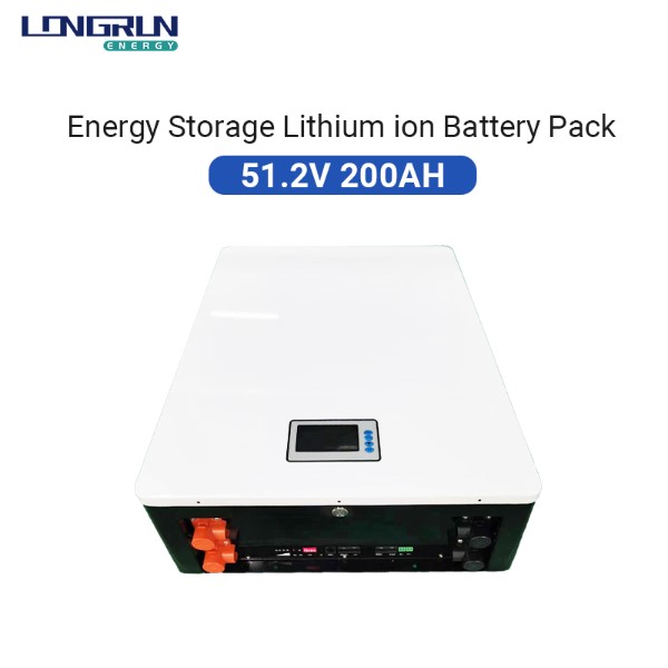 LiFePO4 51.2V 200Ah 10240Wh батареяи бастаи литий-ион батарея барои нигоҳдории энергияи офтобӣ