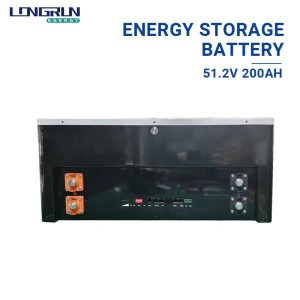 Pacáiste Battery LiFePO4 51.2V 200Ah 10240Wh Battery ian Litiam le haghaidh Stóráil Fuinnimh Gréine
