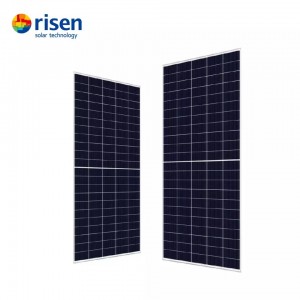 Panele fotovoltaike të ngritura për modulet PERC me një kristal 144 qelizash